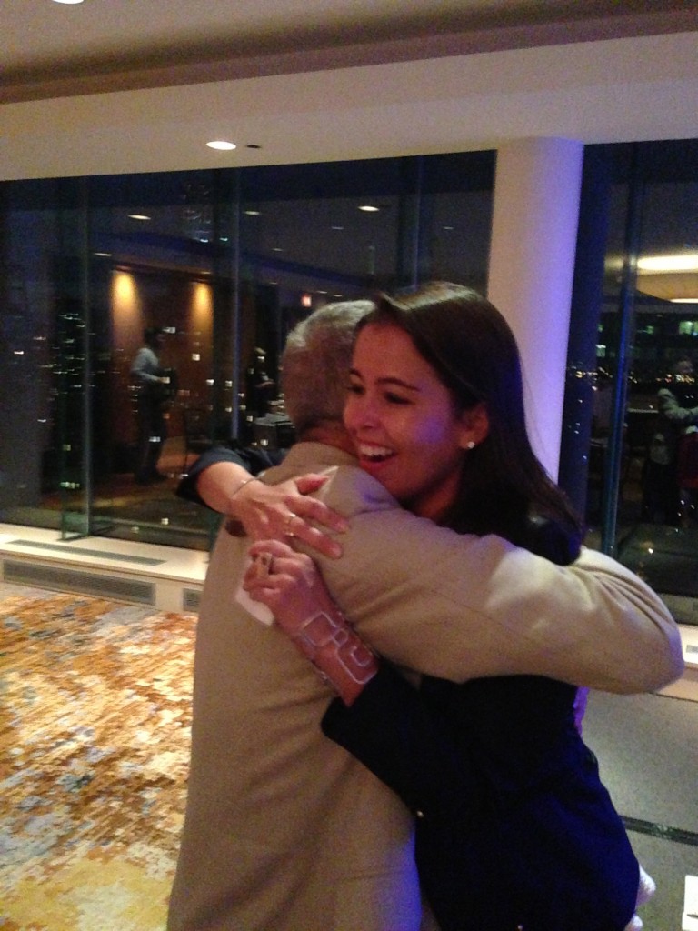 Hugging it out with Tom Brobson. My face really sums it up. IMG_1791